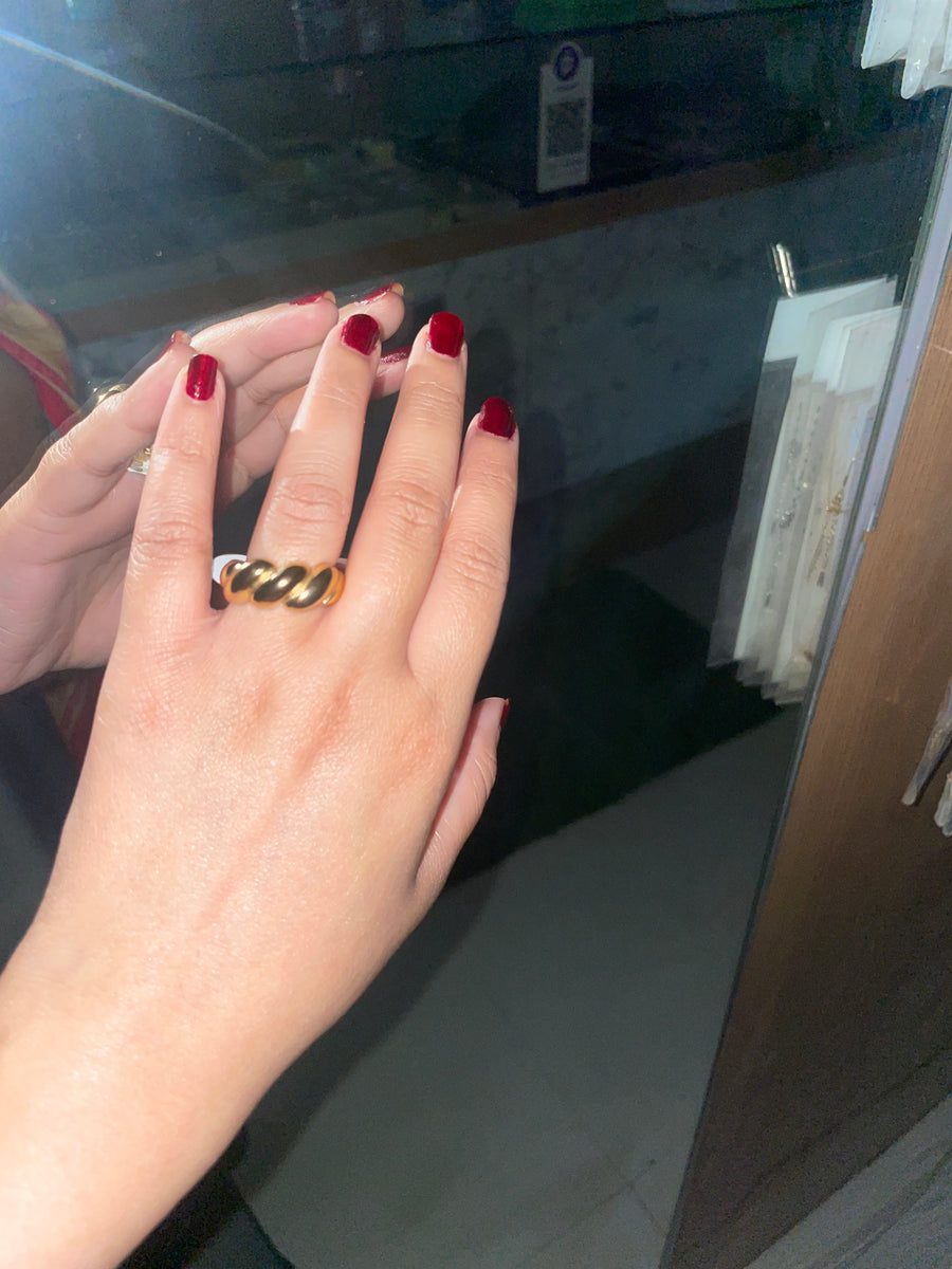Croissant Ring Anti-Tarnish Ring