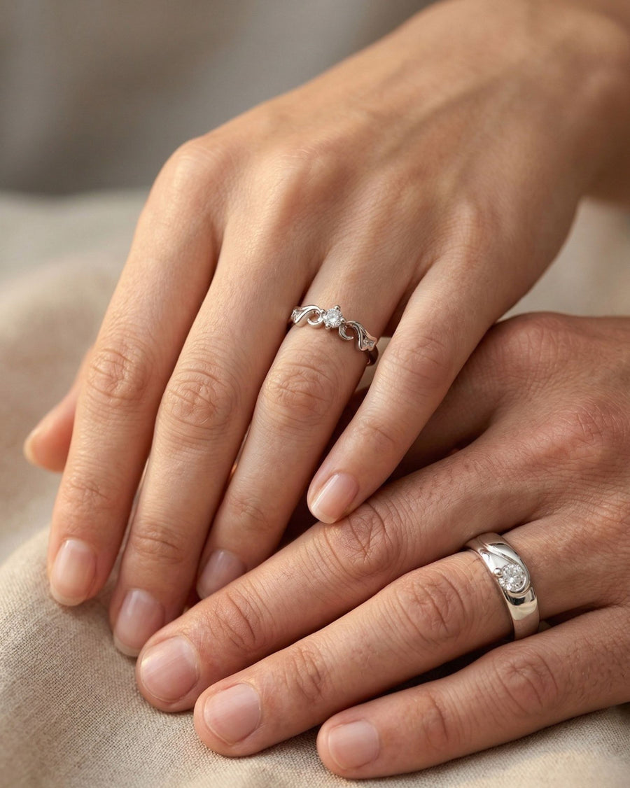 Couple Ring Set COMBO-1 – A Promise of Forever ❤️