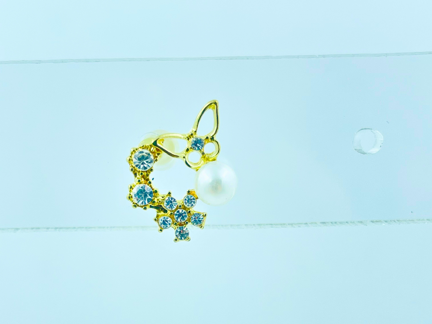 Celina Butterfly Pearl Earrings