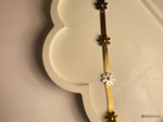 Golden Bloom Multi-Flower Bracelet