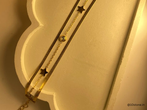 Celestial Glow Star Bracelet