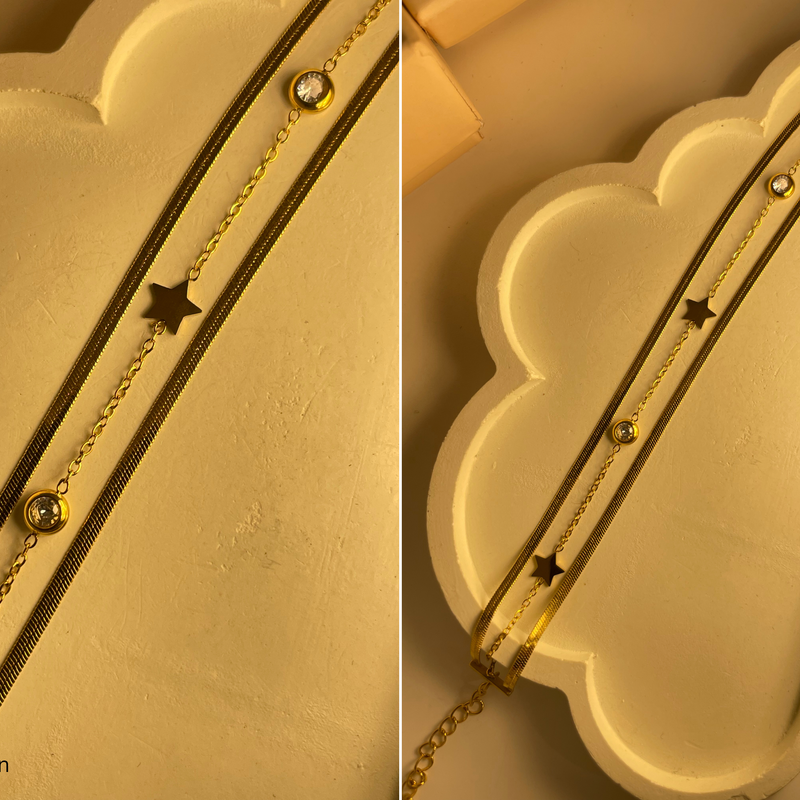 Celestial Glow Star Bracelet