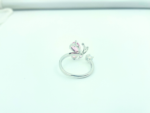 Pink Butterfly Elegance Ring