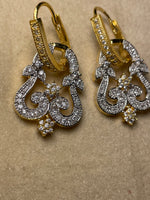 Crystal Crown Halo Studs