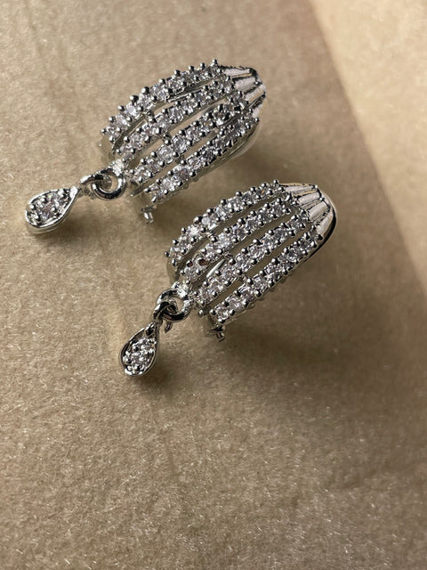 Crystal Petal Bloom Studs