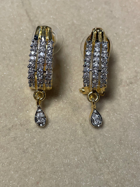 Golden Spark Bloom Studs