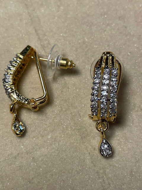 Golden Spark Bloom Studs