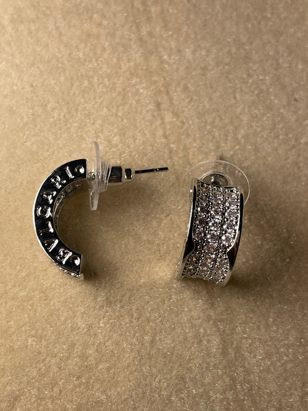 Silver Luxe Studs
