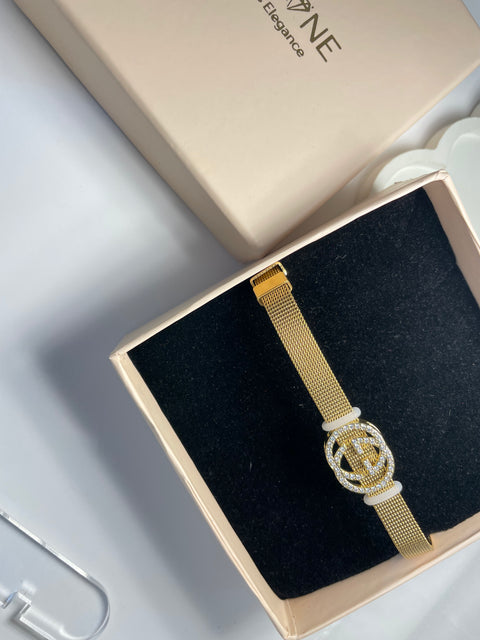 Aureus Watch-Link Gold Bracelet