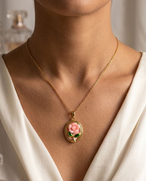 Rosette Charm Pendant