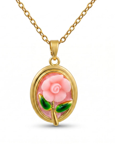 Rosette Charm Pendant