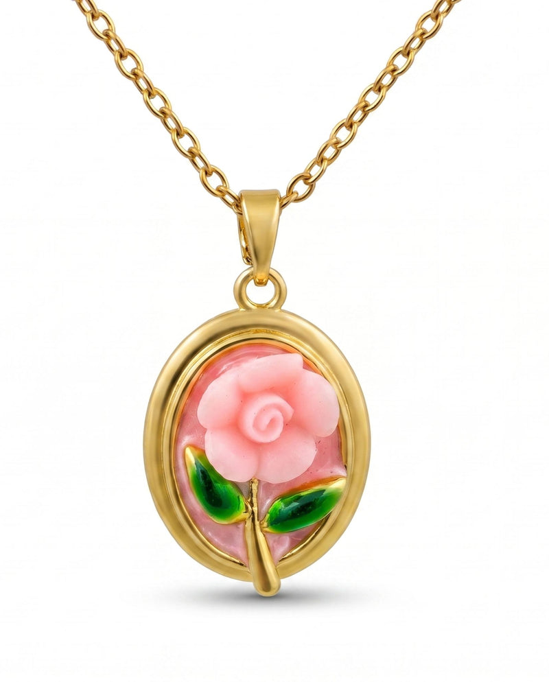 Rosette Charm Pendant