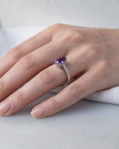 Aurora Amethyst Ring