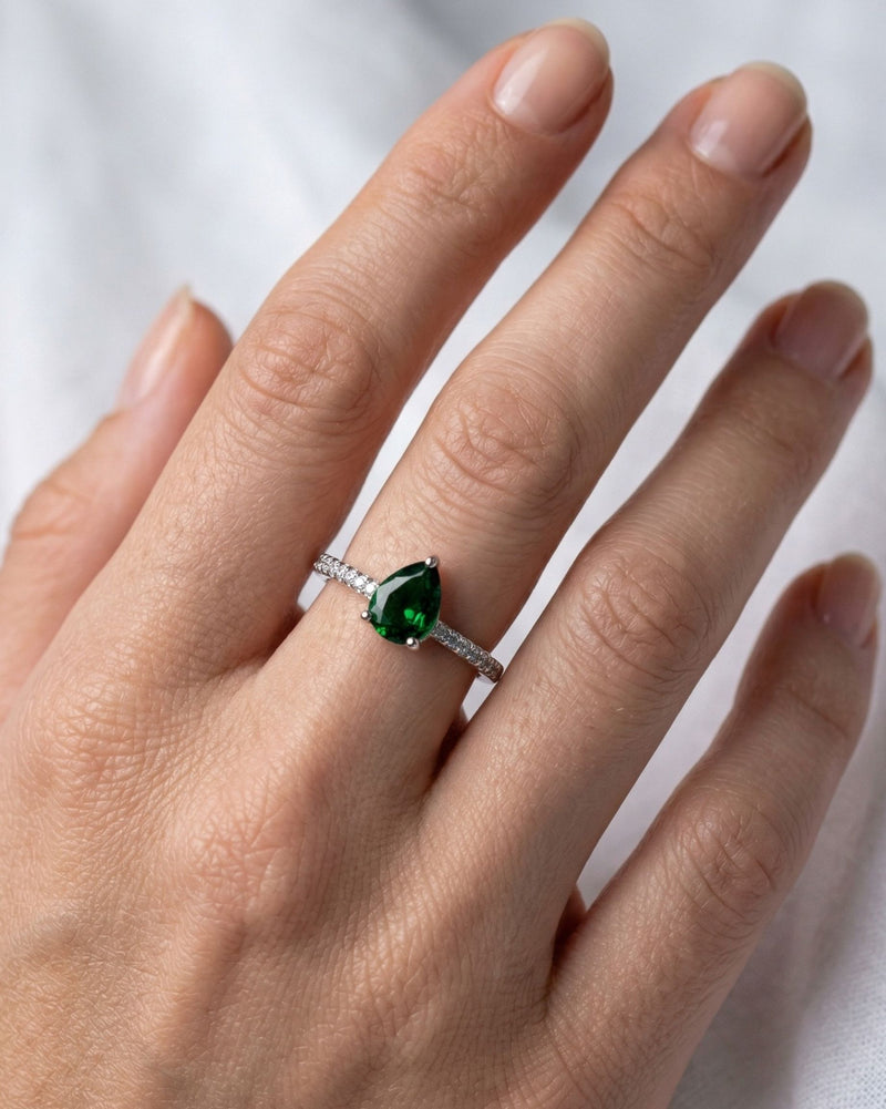Aurora Green Ring