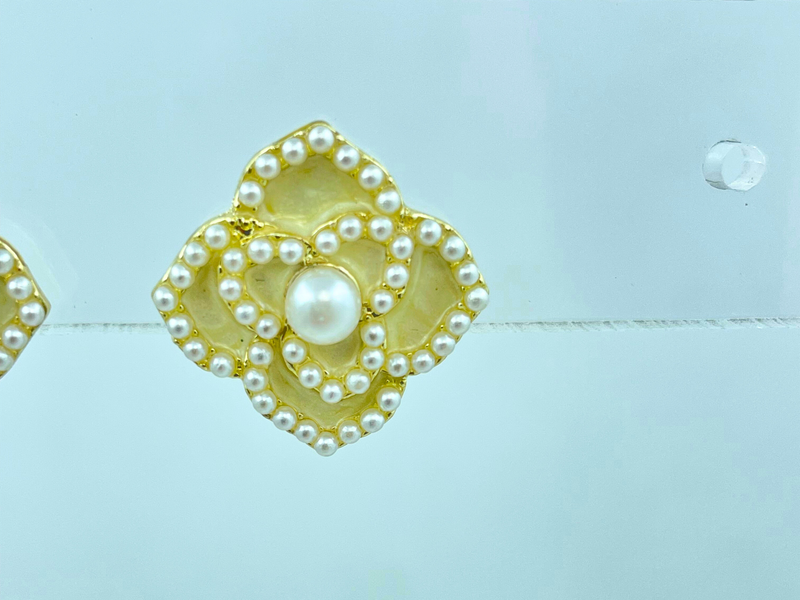 Pearl Blossom Studs