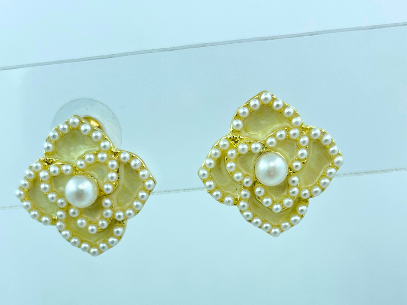 Pearl Blossom Studs