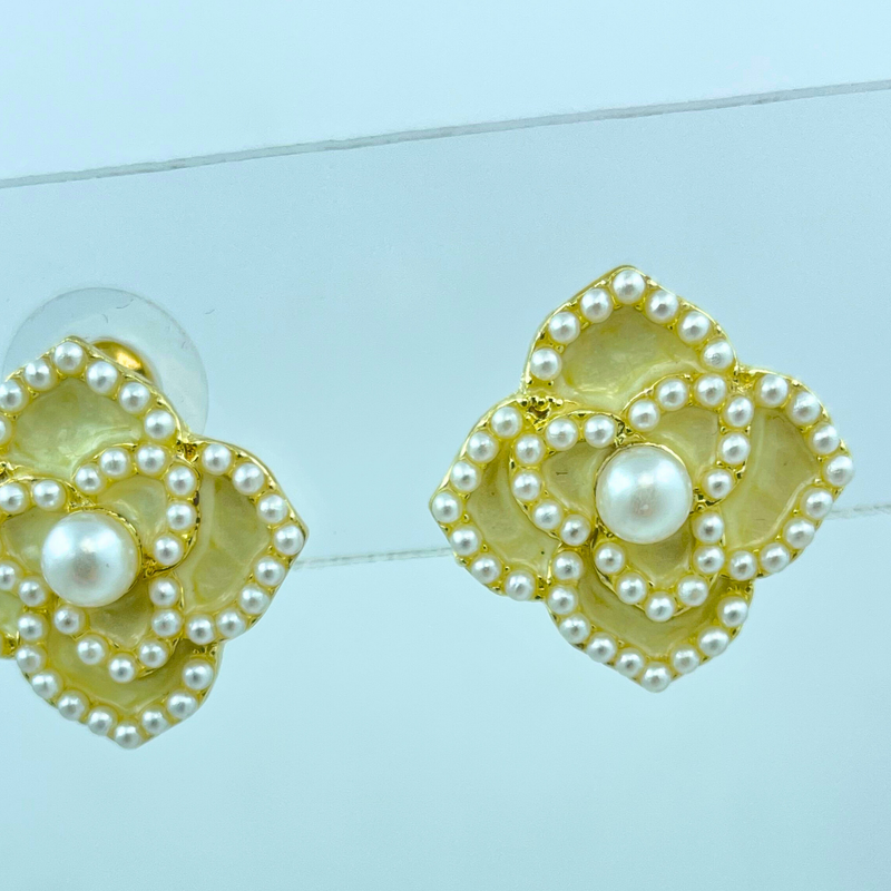 Pearl Blossom Studs