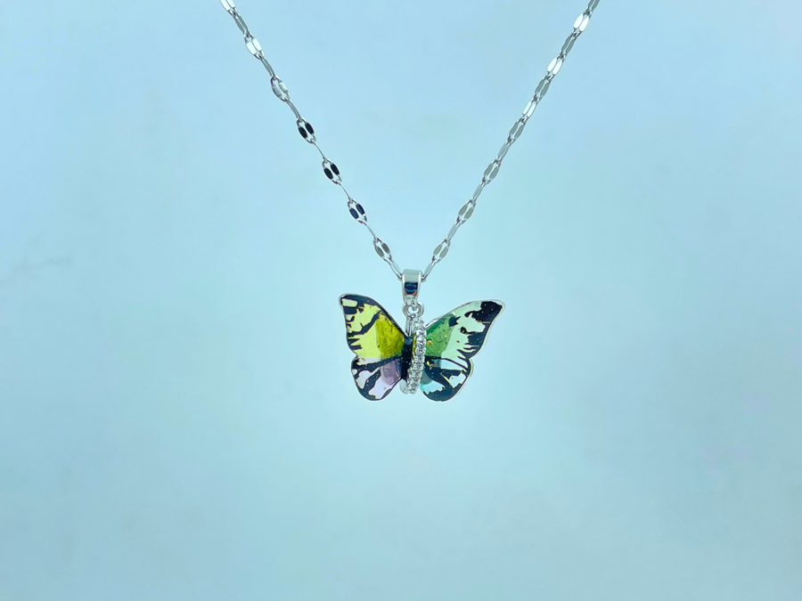 Aurora Butterfly Pendant