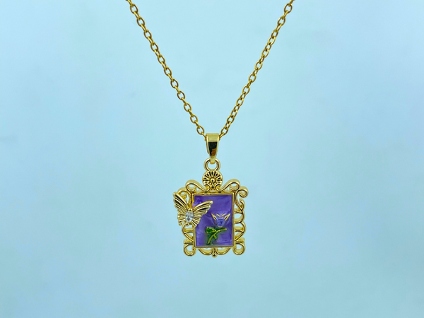 Lavender Flutter Pendant