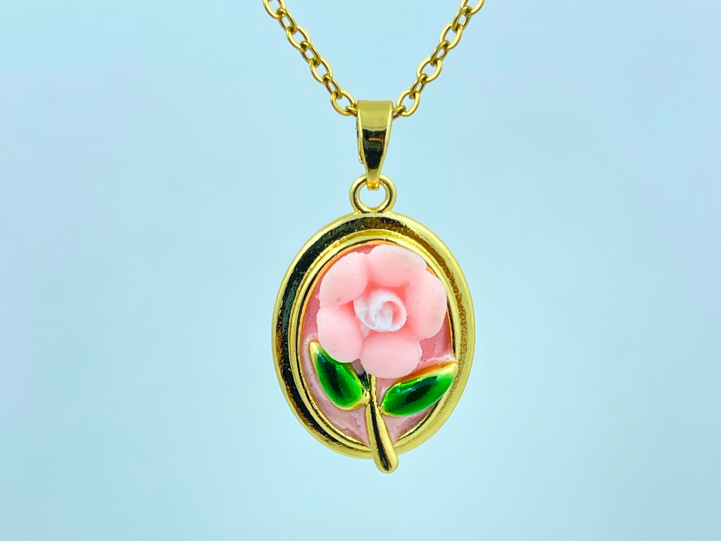 Rosette Charm Pendant