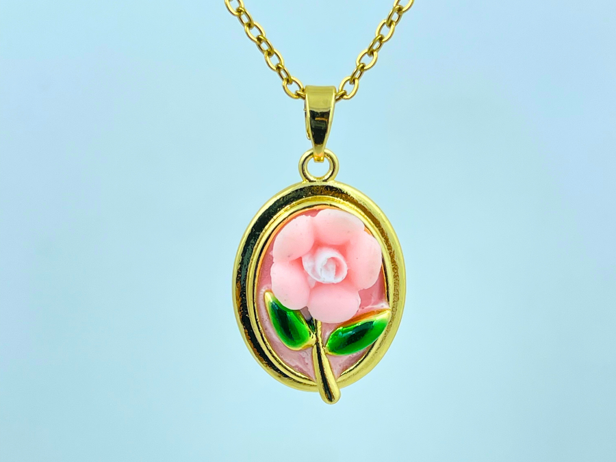 Rosette Charm Pendant