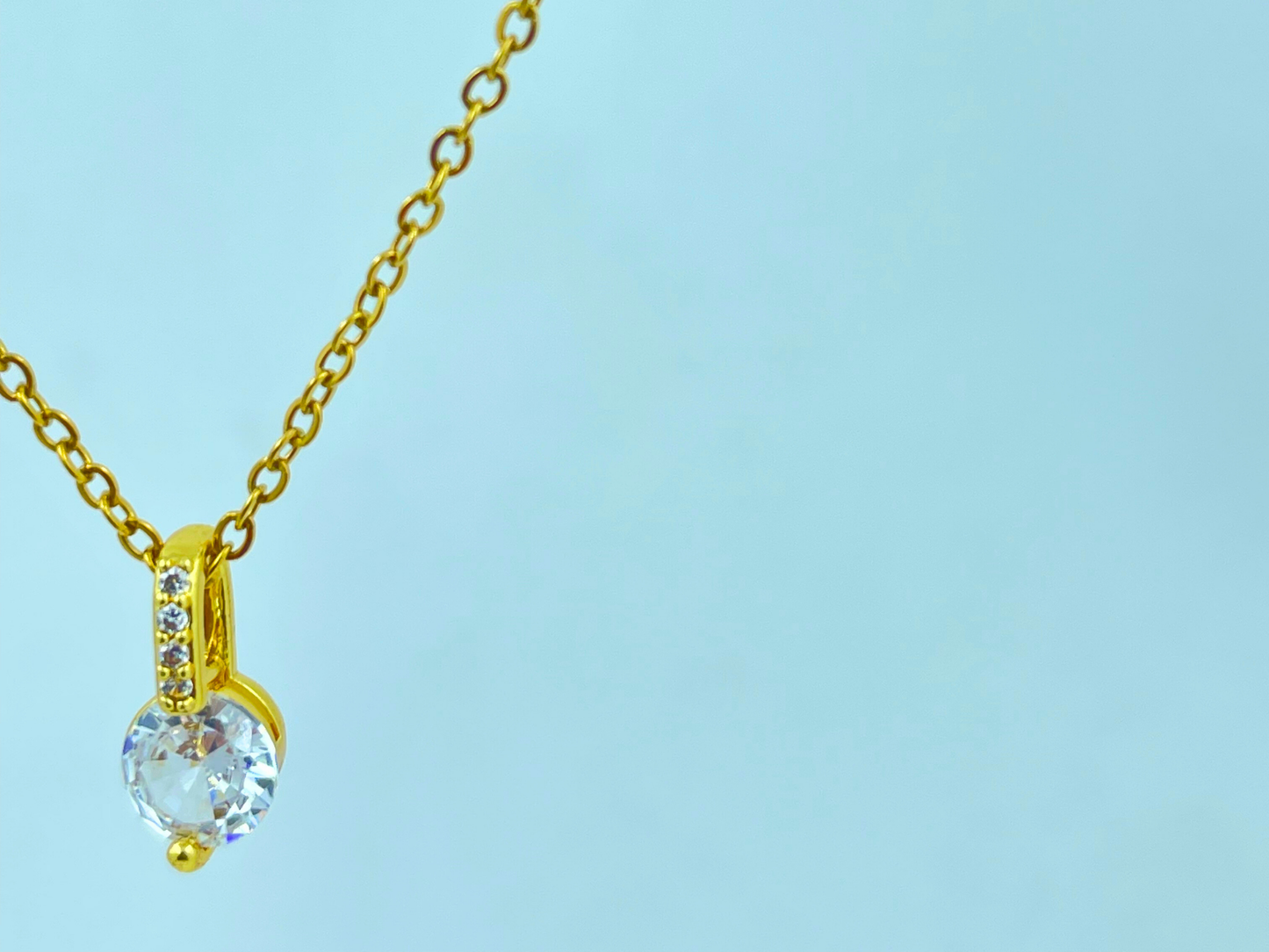 Crystal Drop Pendant