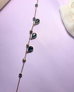 Emerald Drop Minimal Bracelet
