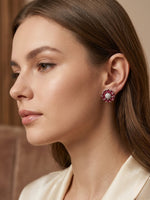 Blush Bloom Floral Earring
