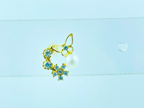Celina Butterfly Pearl Earrings