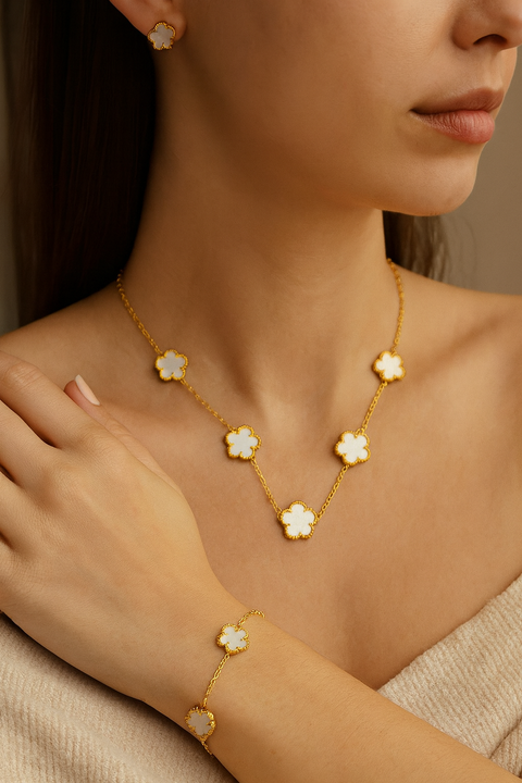 Golden Clover Bloom Set